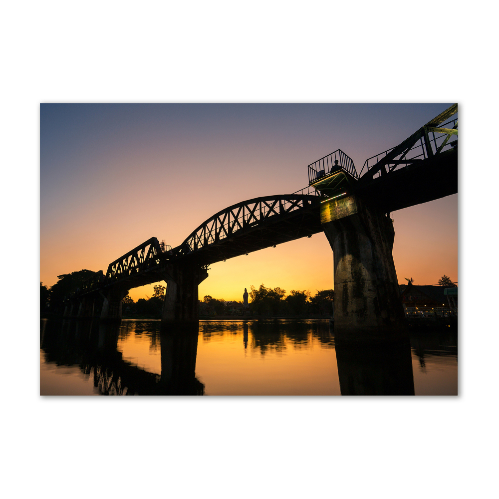 Tableau imprimé sur verre Pont en Thaïlande