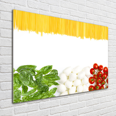 Tableau sur verre Drapeau italien