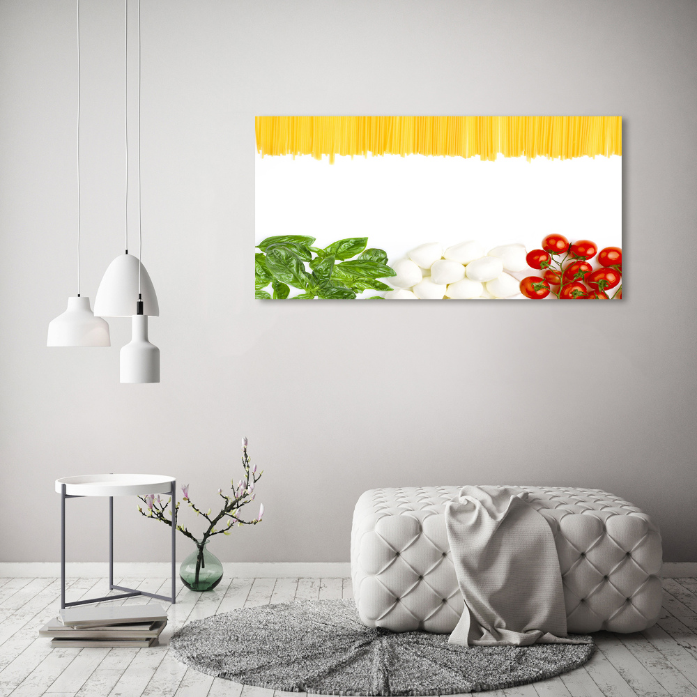 Tableau sur verre Drapeau italien