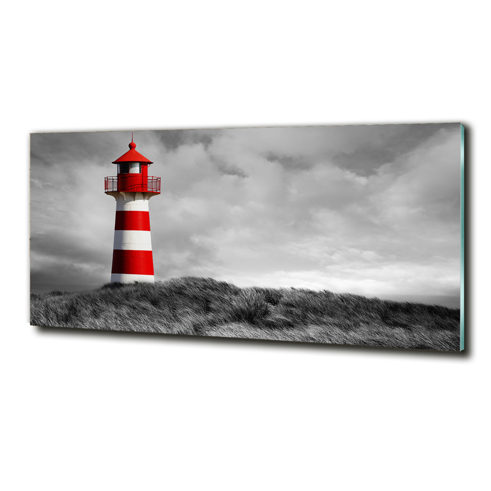 Tableau verre imprimé Phare