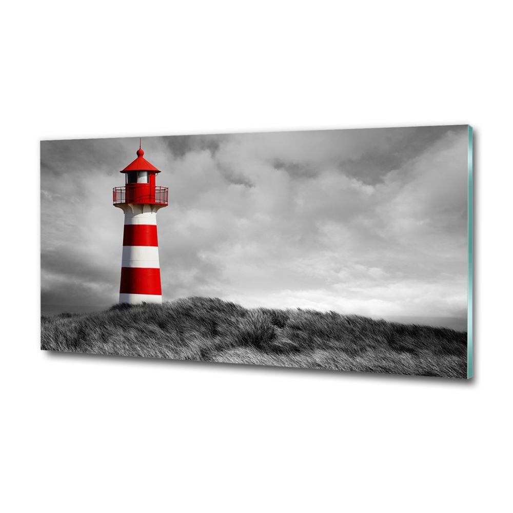 Tableau verre imprimé Phare