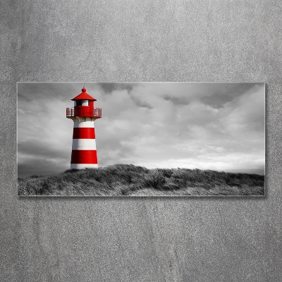 Tableau verre imprimé Phare