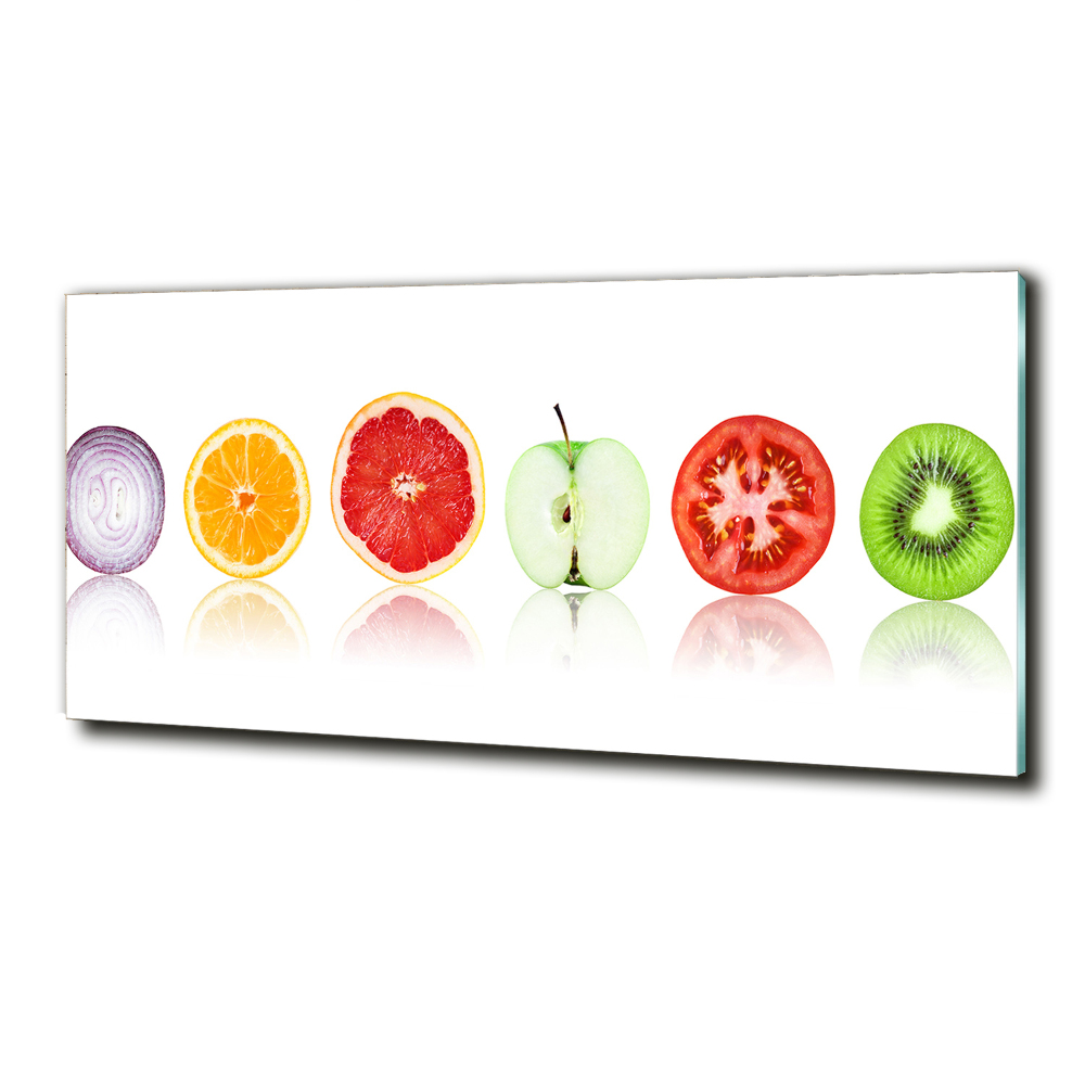 Tableau verre imprimé Fruits et légumes