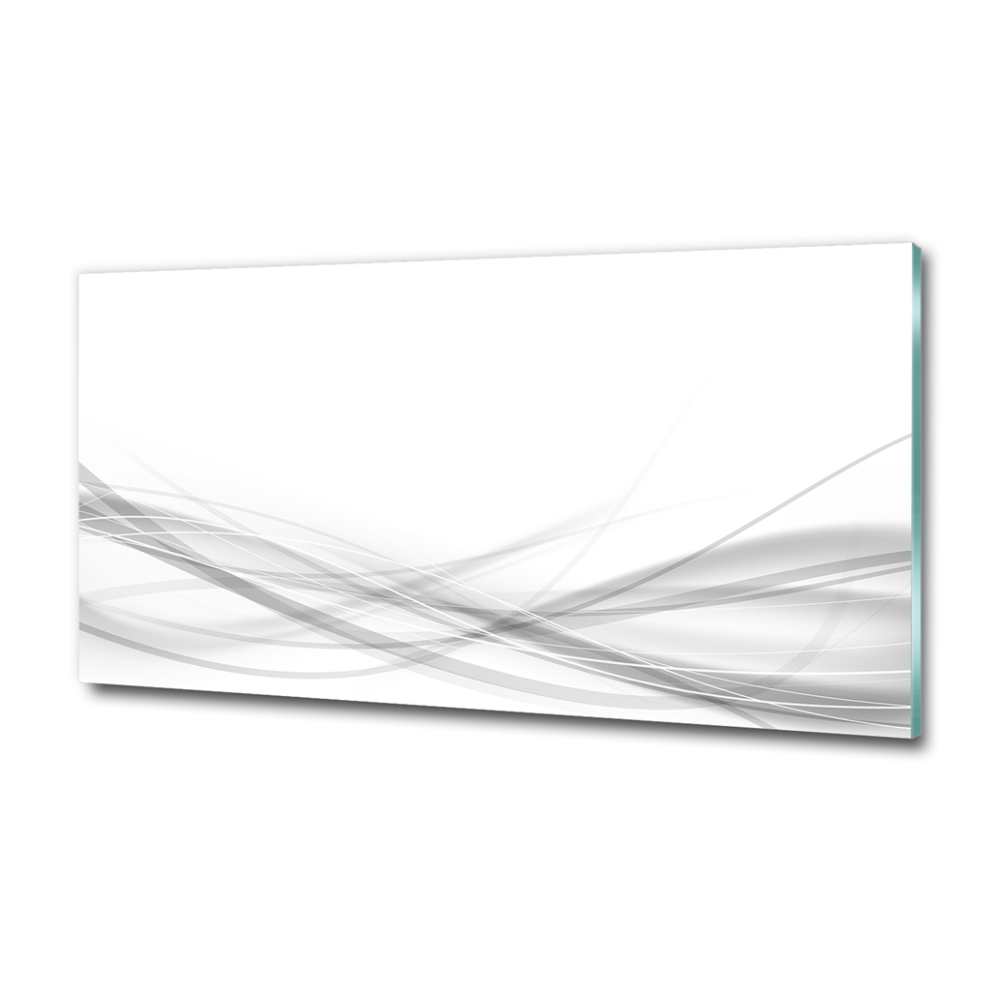 Tableau verre imprimé Vagues abstraites