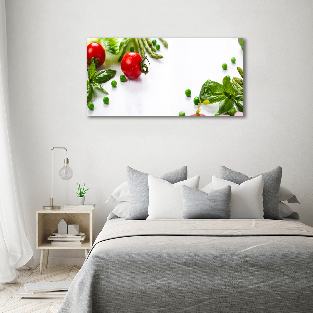 Tableau en verre Légumes frais