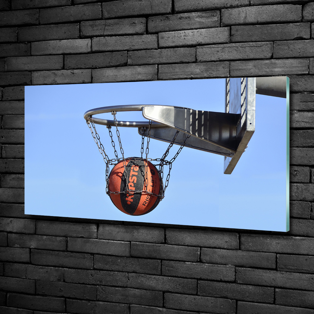 Tableau imprimé sur verre Basket-ball