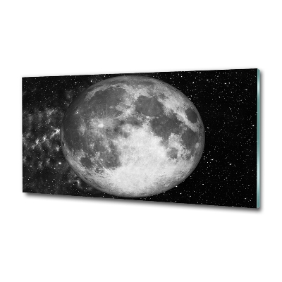 Tableau sur verre Lune