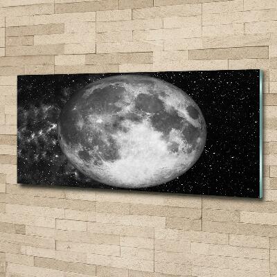 Tableau sur verre Lune