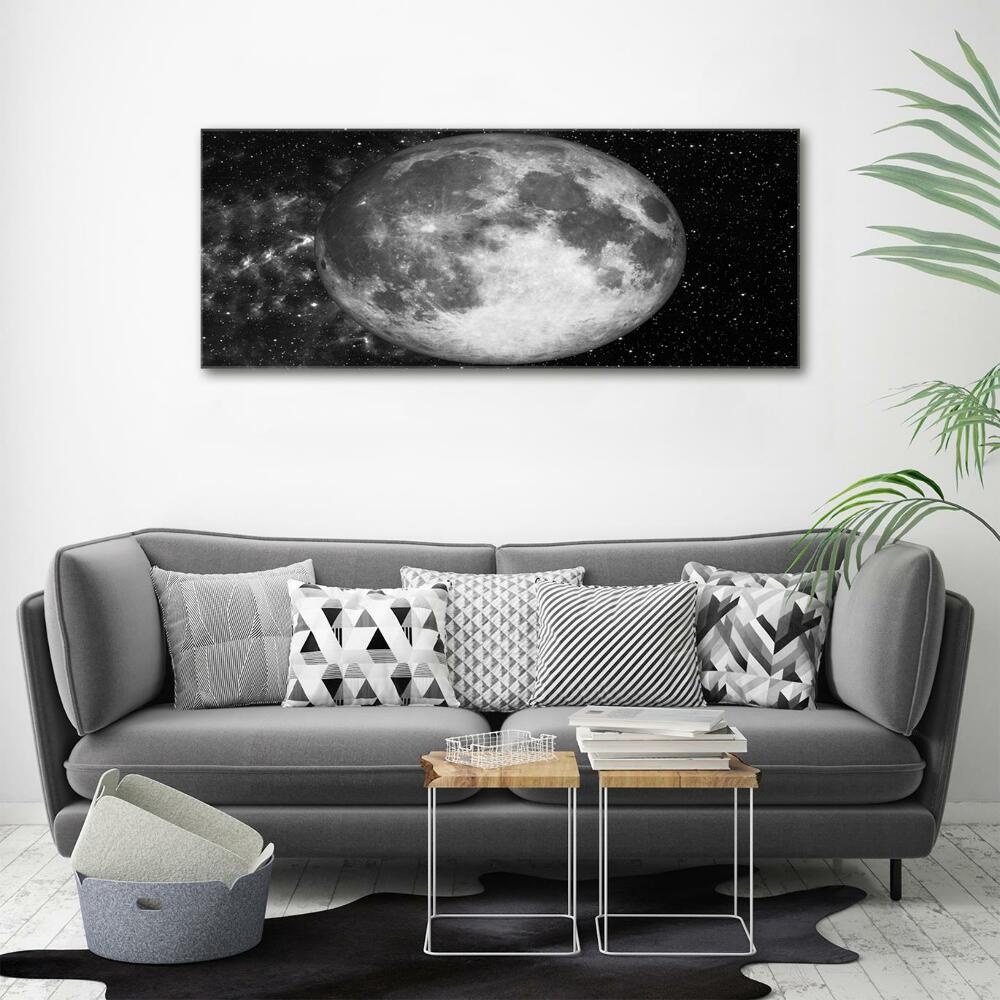 Tableau sur verre Lune