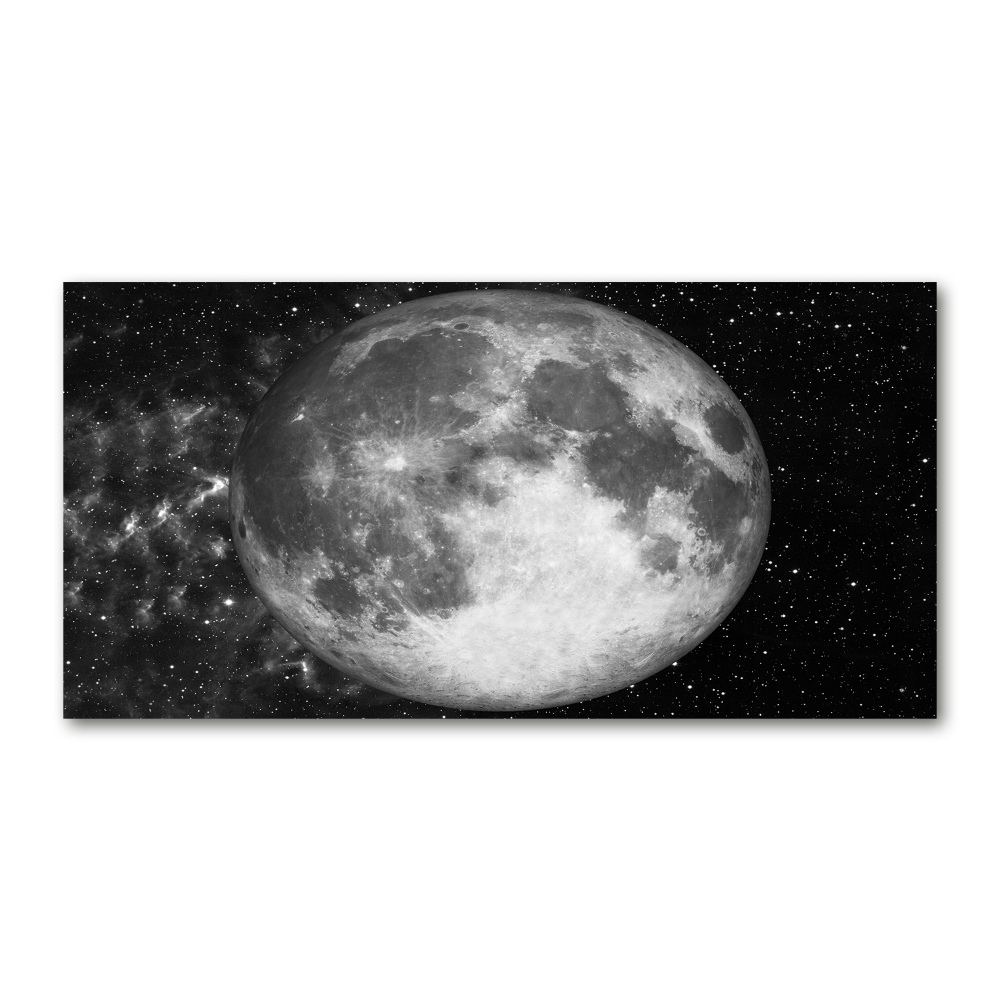 Tableau sur verre Lune