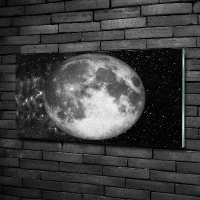 Tableau sur verre Lune