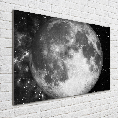 Tableau sur verre Lune