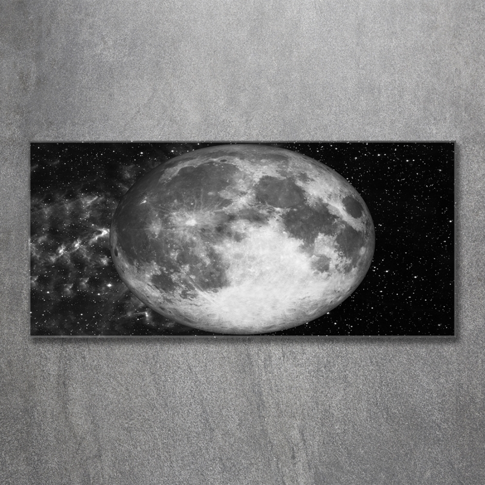 Tableau sur verre Lune