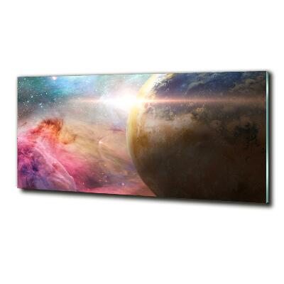 Tableau sur verre Galaxie