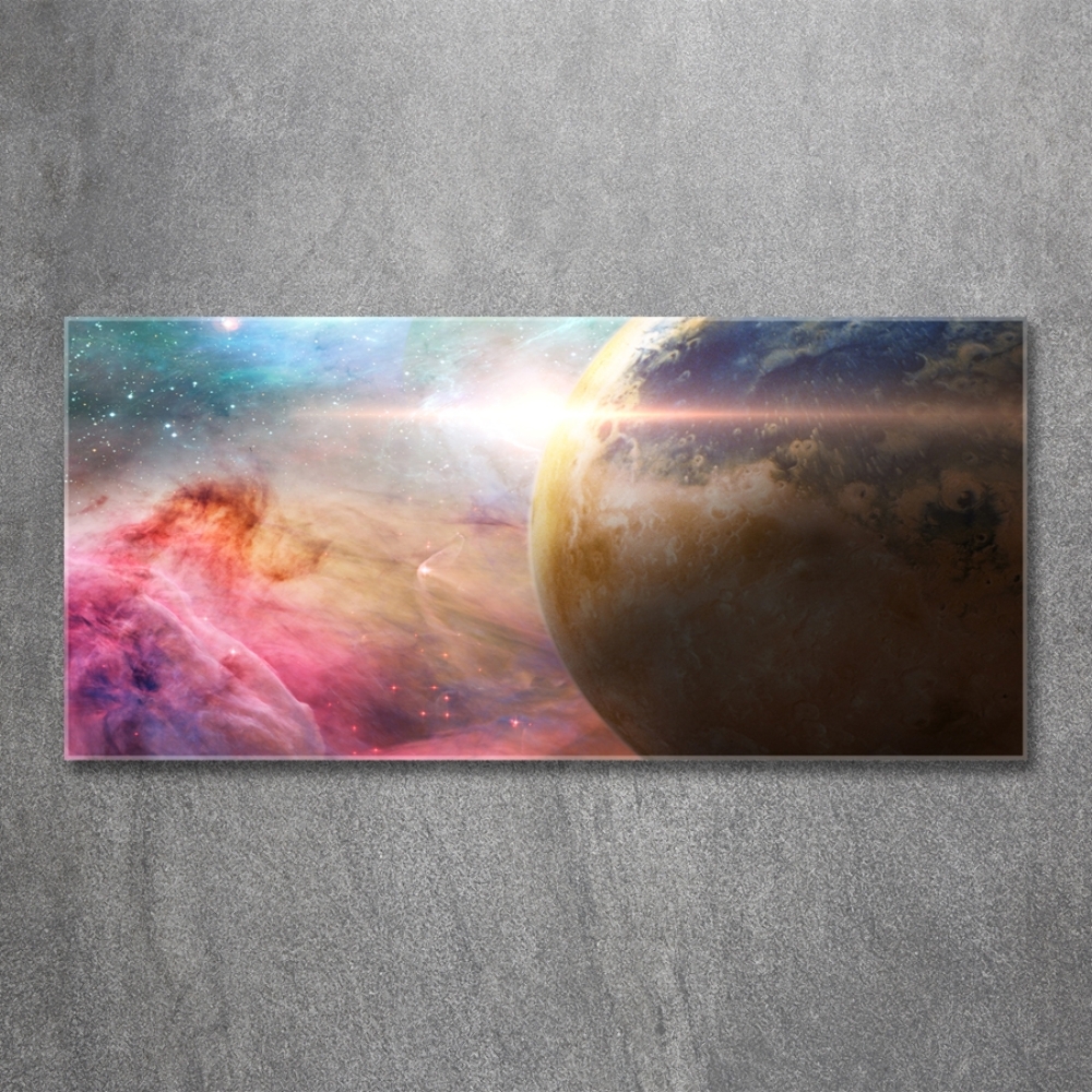 Tableau sur verre Galaxie