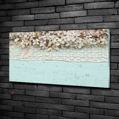 Tableau photo sur verre Fleurs de cerisier