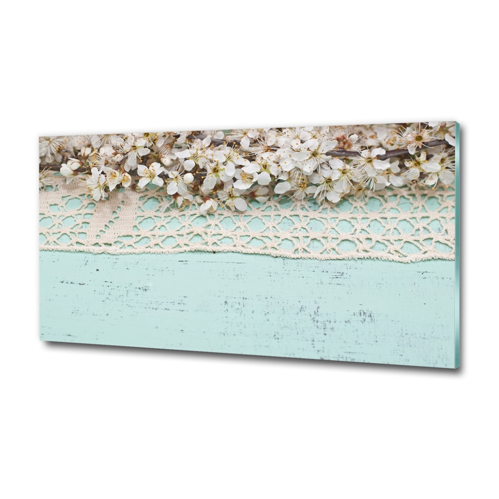 Tableau photo sur verre Fleurs de cerisier