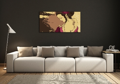 Tableau imprimé sur verre Geisha