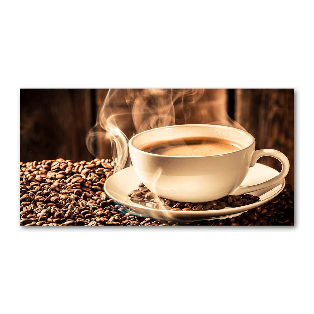 Tableau photo sur verre Café aromatique