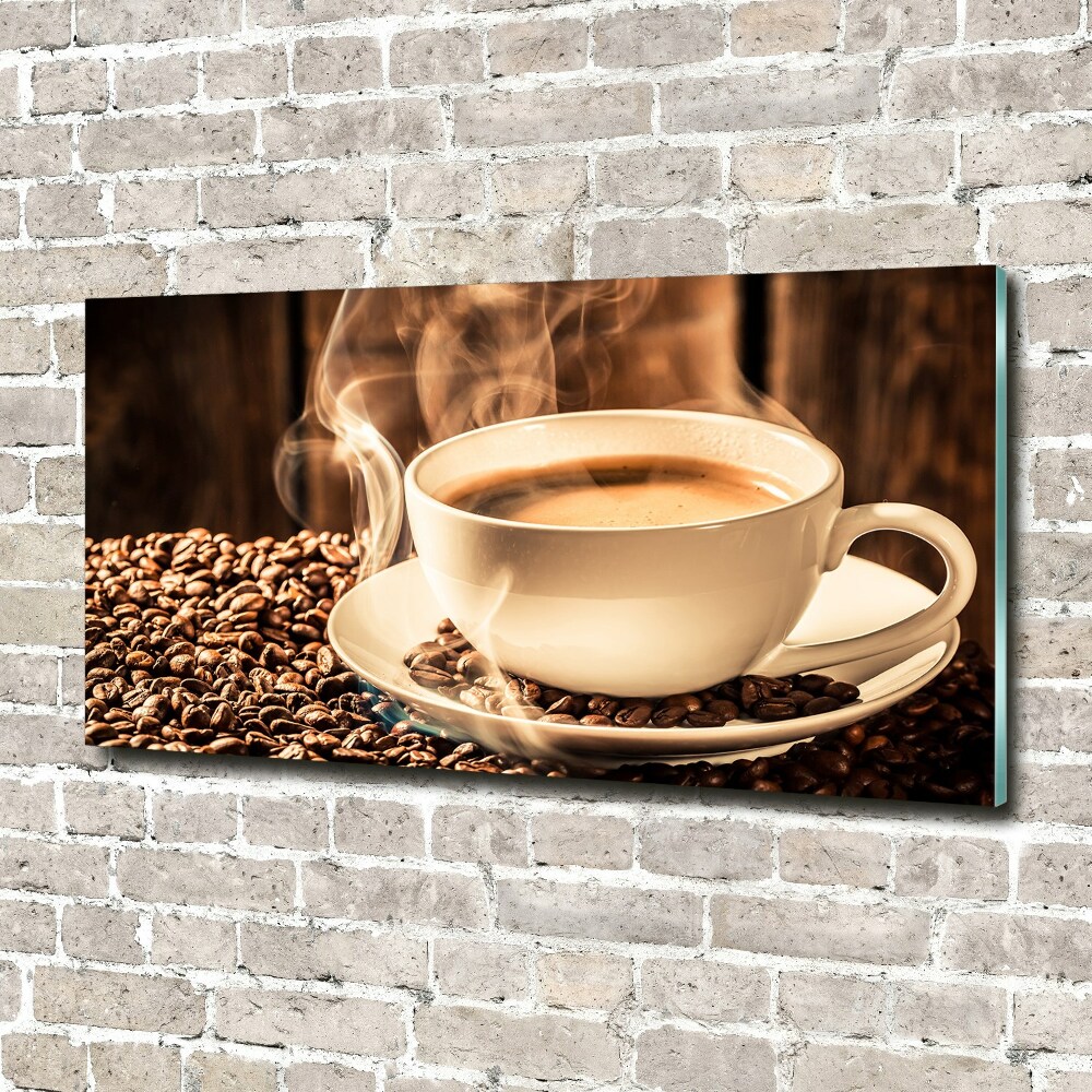 Tableau photo sur verre Café aromatique