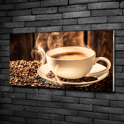 Tableau photo sur verre Café aromatique