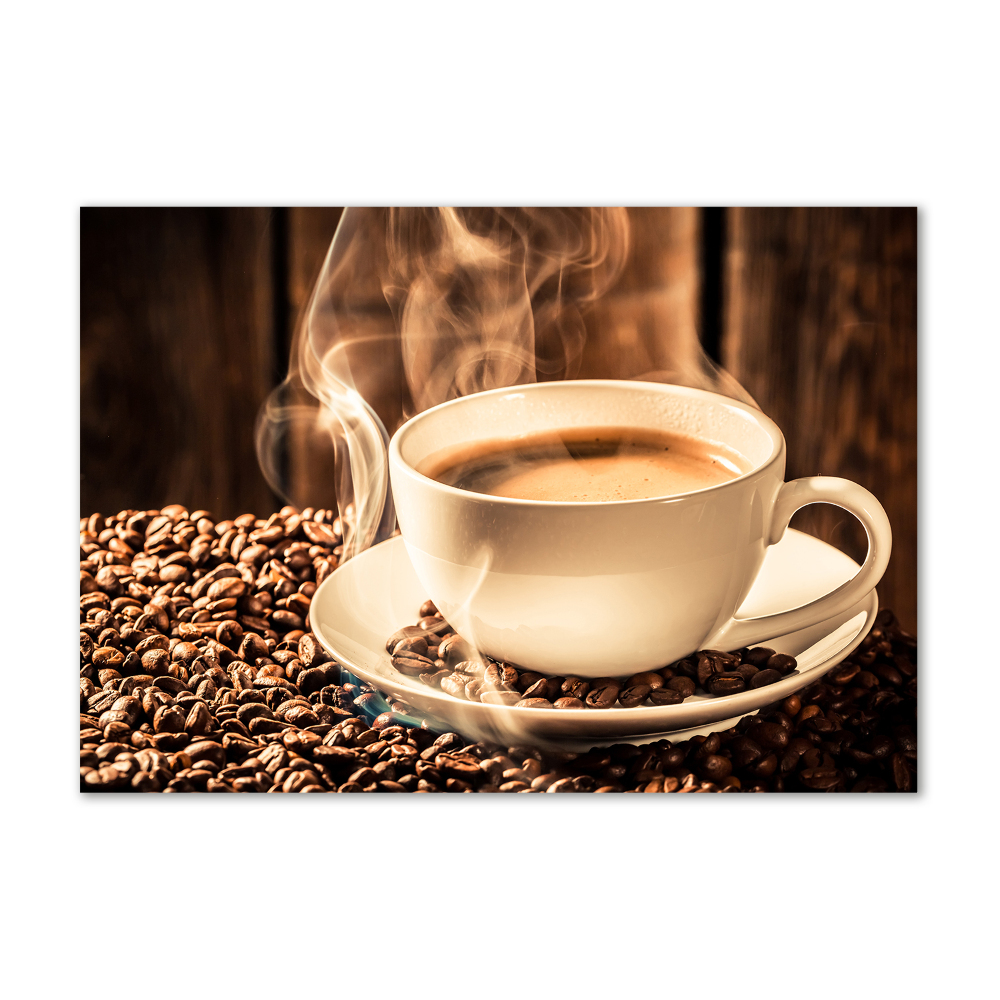 Tableau photo sur verre Café aromatique