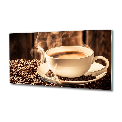 Tableau photo sur verre Café aromatique