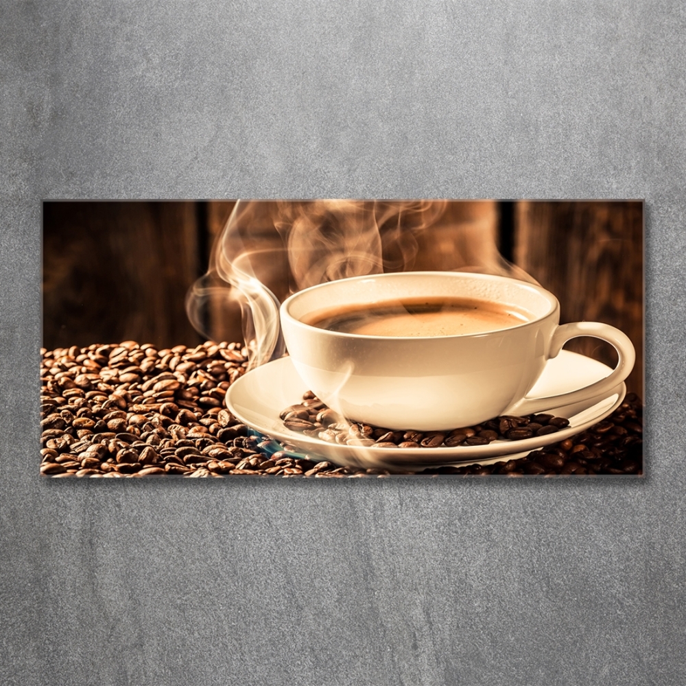 Tableau photo sur verre Café aromatique