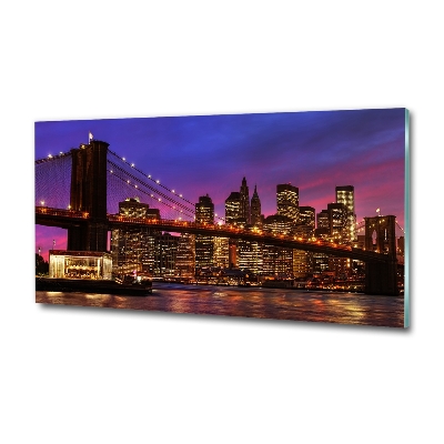 Tableau imprimé sur verre Manhattan Ouest