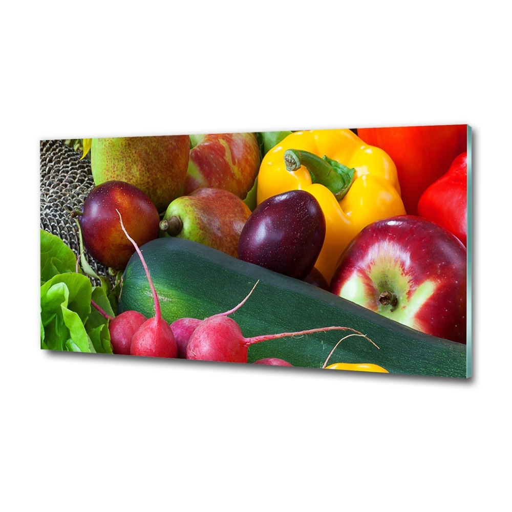 Tableau photo sur verre Fruits et légumes