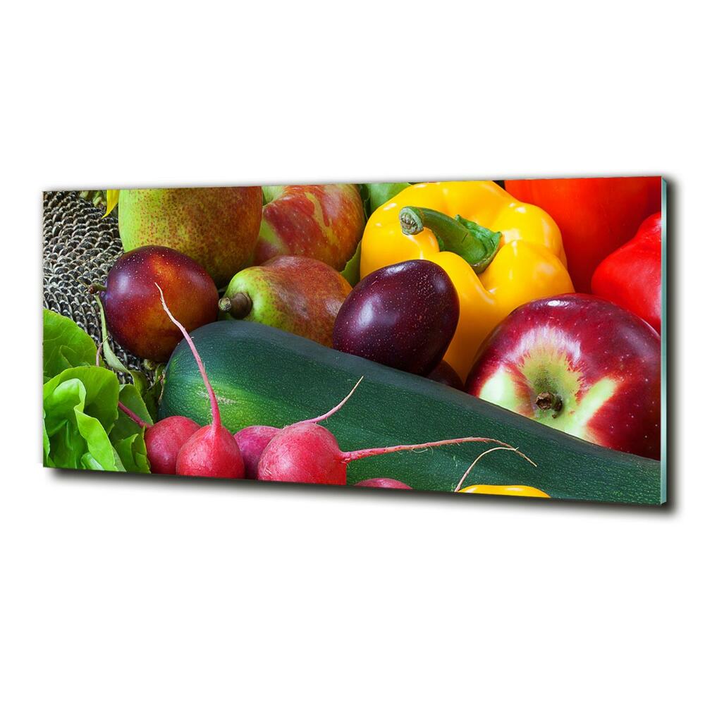 Tableau photo sur verre Fruits et légumes