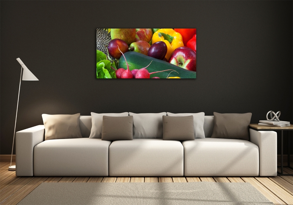 Tableau photo sur verre Fruits et légumes