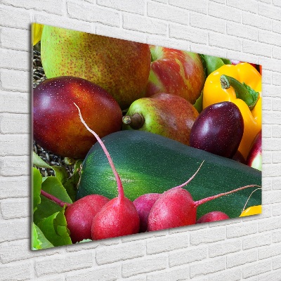 Tableau photo sur verre Fruits et légumes