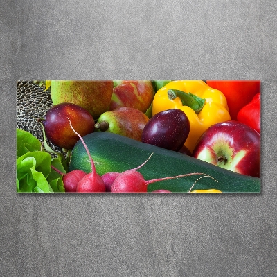 Tableau photo sur verre Fruits et légumes