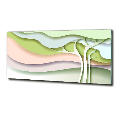 Tableau photo sur verre Abstraction d'arbre