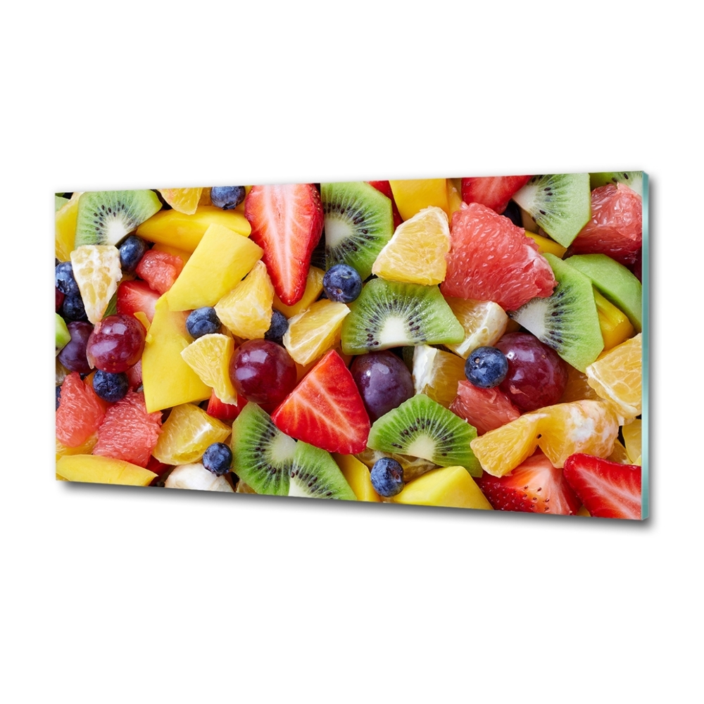 Tableau imprimé sur verre Fruits en tranches