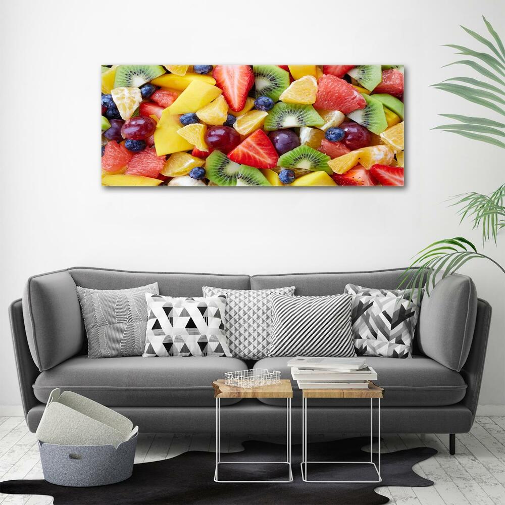 Tableau imprimé sur verre Fruits en tranches