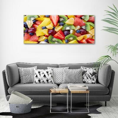 Tableau imprimé sur verre Fruits en tranches