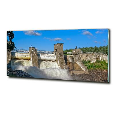 Tableau photo sur verre Barrage d'eau