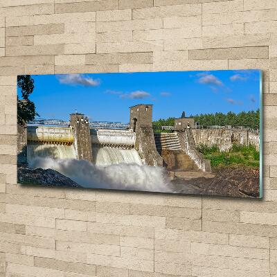 Tableau photo sur verre Barrage d'eau