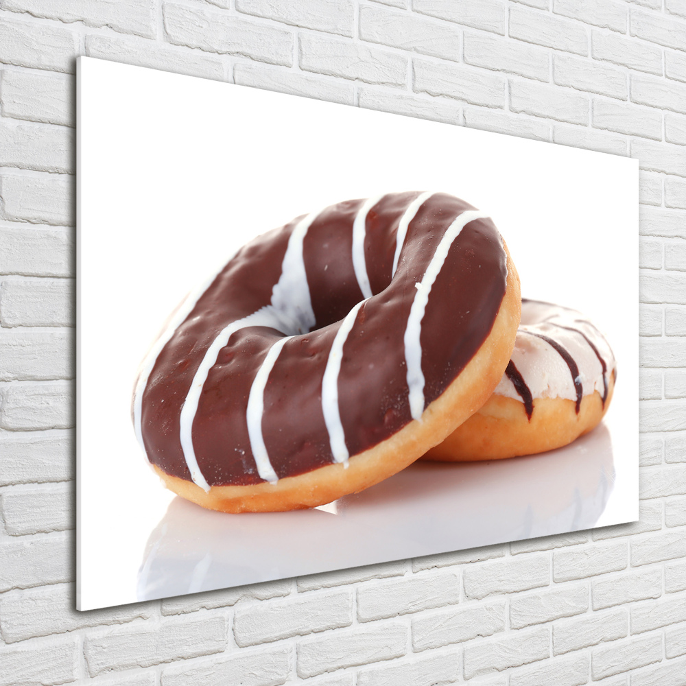 Tableau en verre Beignets au chocolat