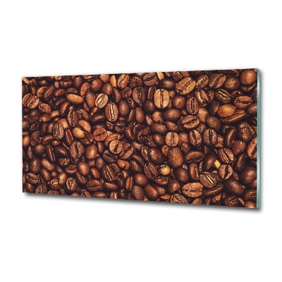 Tableau en verre Grains de café