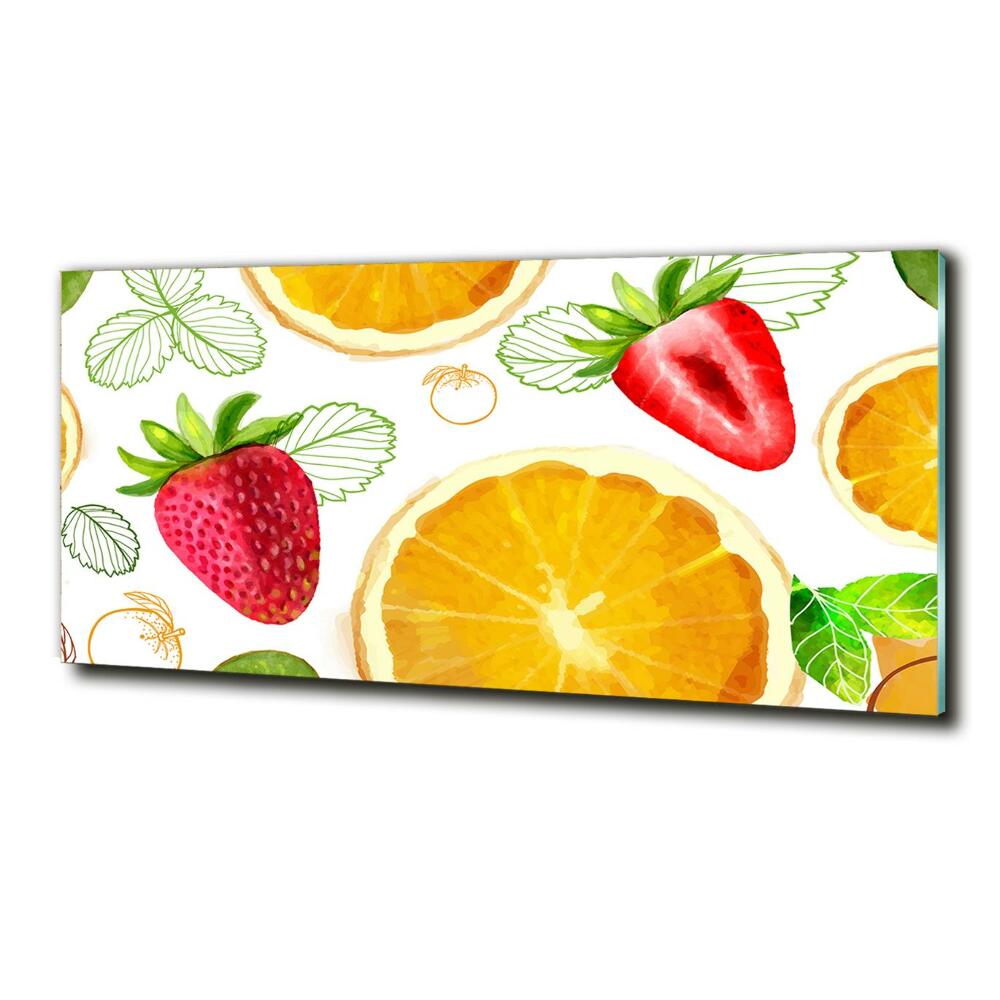 Tableau sur verre Fruits