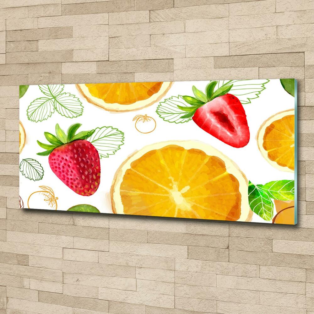 Tableau sur verre Fruits