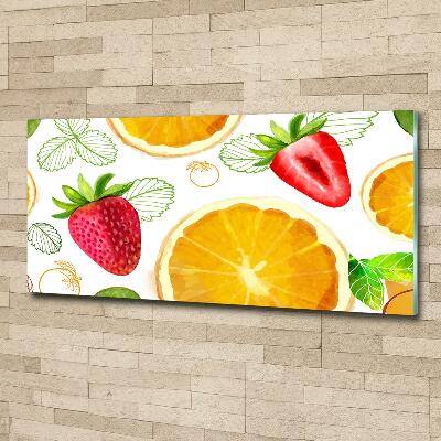 Tableau sur verre Fruits