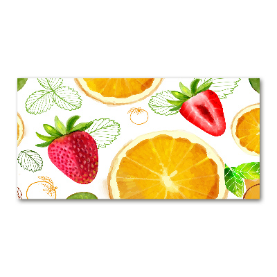 Tableau sur verre Fruits