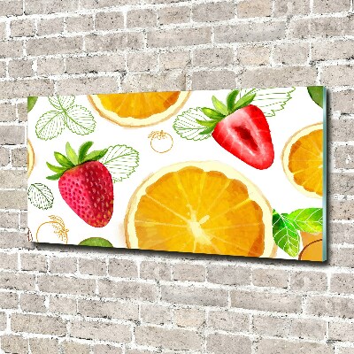 Tableau sur verre Fruits