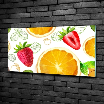 Tableau sur verre Fruits