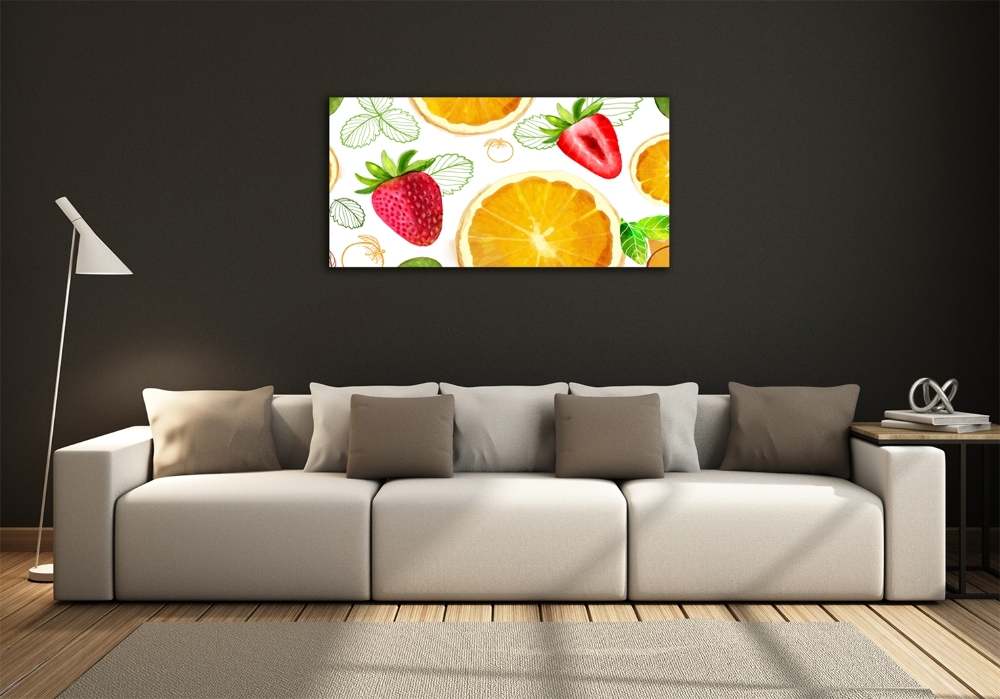 Tableau sur verre Fruits