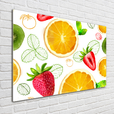 Tableau sur verre Fruits